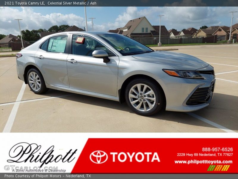Celestial Silver Metallic / Ash 2021 Toyota Camry LE