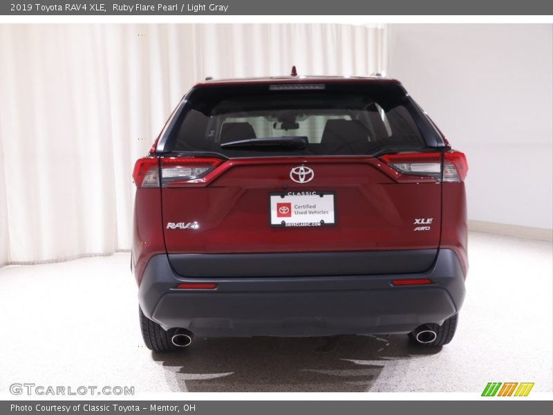 Ruby Flare Pearl / Light Gray 2019 Toyota RAV4 XLE