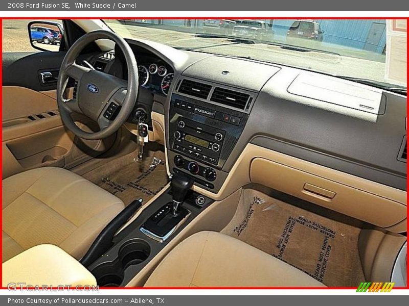 White Suede / Camel 2008 Ford Fusion SE