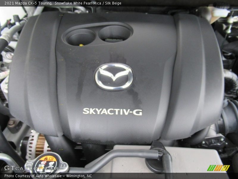 Snowflake White Pearl Mica / Silk Beige 2021 Mazda CX-5 Touring