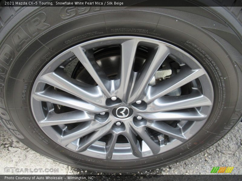 Snowflake White Pearl Mica / Silk Beige 2021 Mazda CX-5 Touring