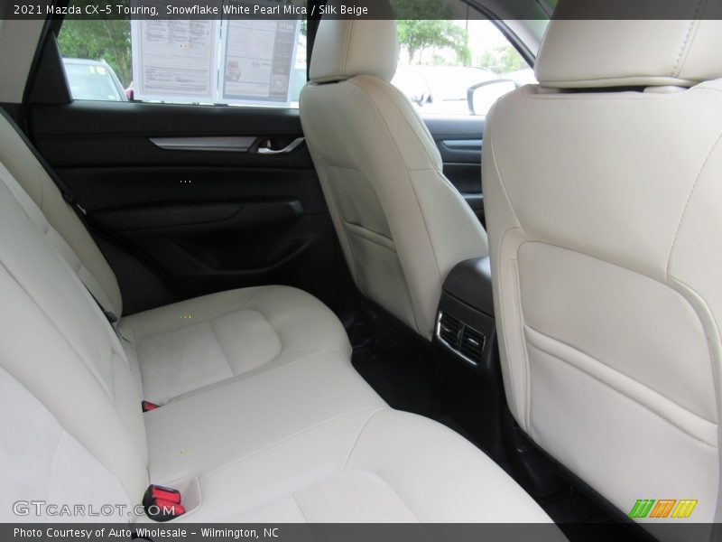 Snowflake White Pearl Mica / Silk Beige 2021 Mazda CX-5 Touring