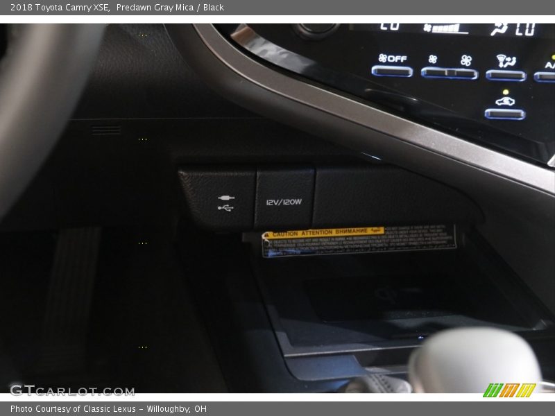 Predawn Gray Mica / Black 2018 Toyota Camry XSE