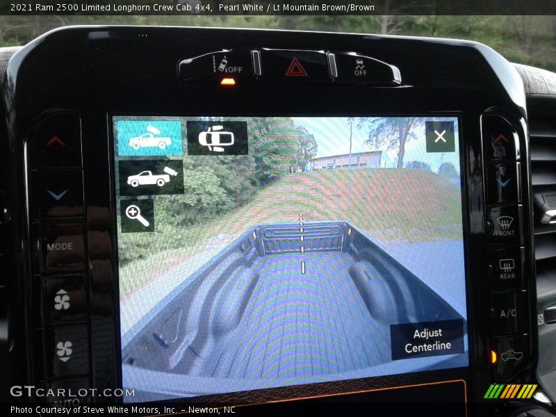 Pearl White / Lt Mountain Brown/Brown 2021 Ram 2500 Limited Longhorn Crew Cab 4x4