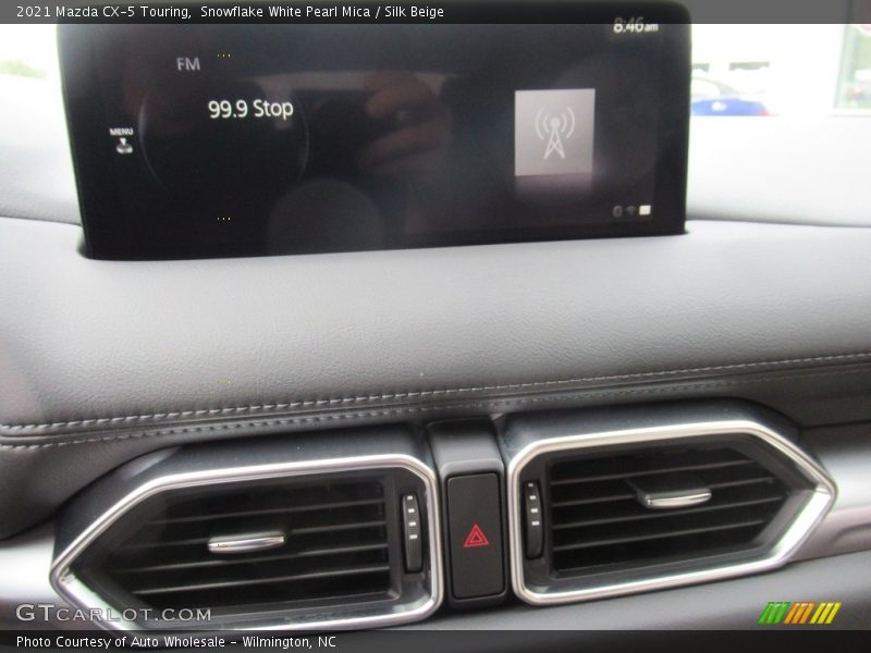 Snowflake White Pearl Mica / Silk Beige 2021 Mazda CX-5 Touring