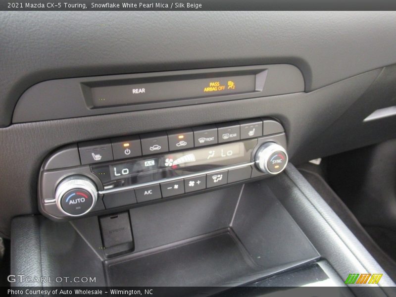 Snowflake White Pearl Mica / Silk Beige 2021 Mazda CX-5 Touring