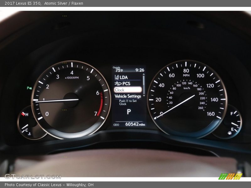 Atomic Silver / Flaxen 2017 Lexus ES 350