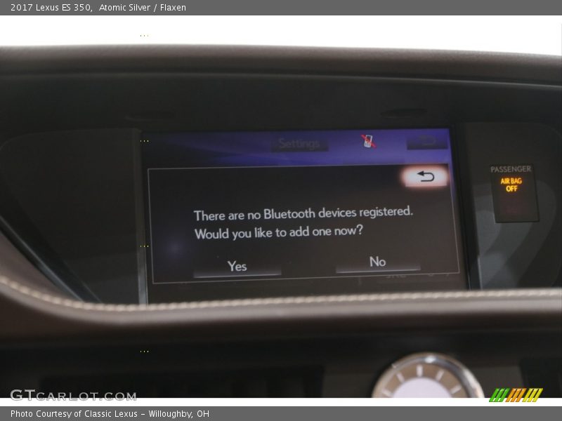 Atomic Silver / Flaxen 2017 Lexus ES 350
