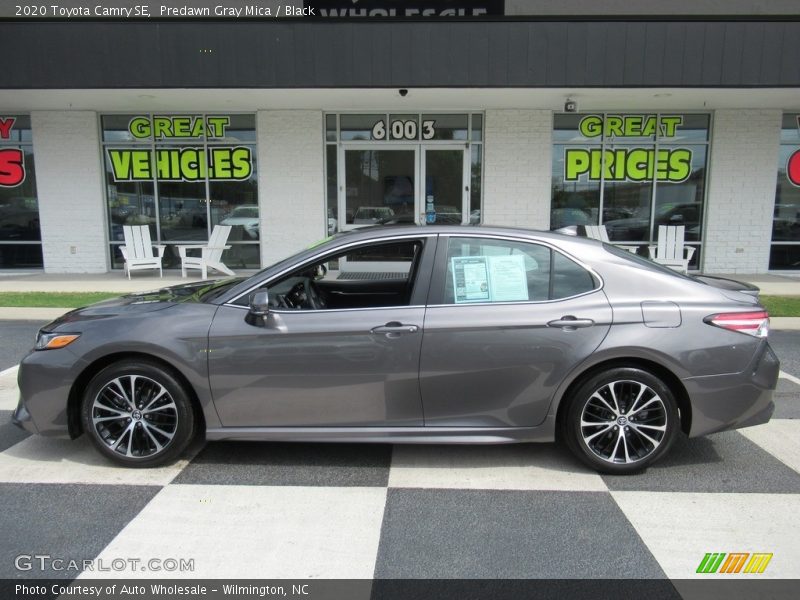 Predawn Gray Mica / Black 2020 Toyota Camry SE