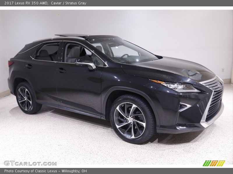Caviar / Stratus Gray 2017 Lexus RX 350 AWD