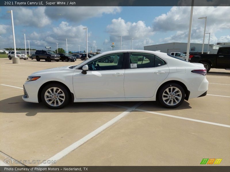 Super White / Ash 2021 Toyota Camry LE