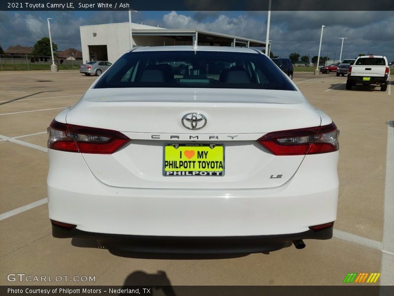 Super White / Ash 2021 Toyota Camry LE