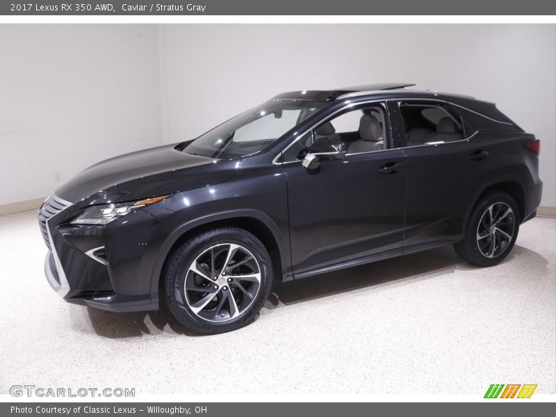 Caviar / Stratus Gray 2017 Lexus RX 350 AWD