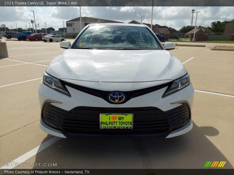 Super White / Ash 2021 Toyota Camry LE