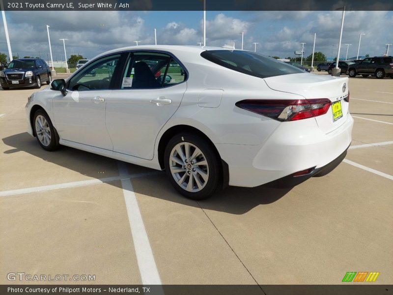 Super White / Ash 2021 Toyota Camry LE