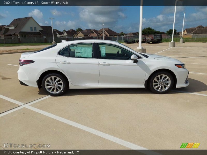 Super White / Ash 2021 Toyota Camry LE