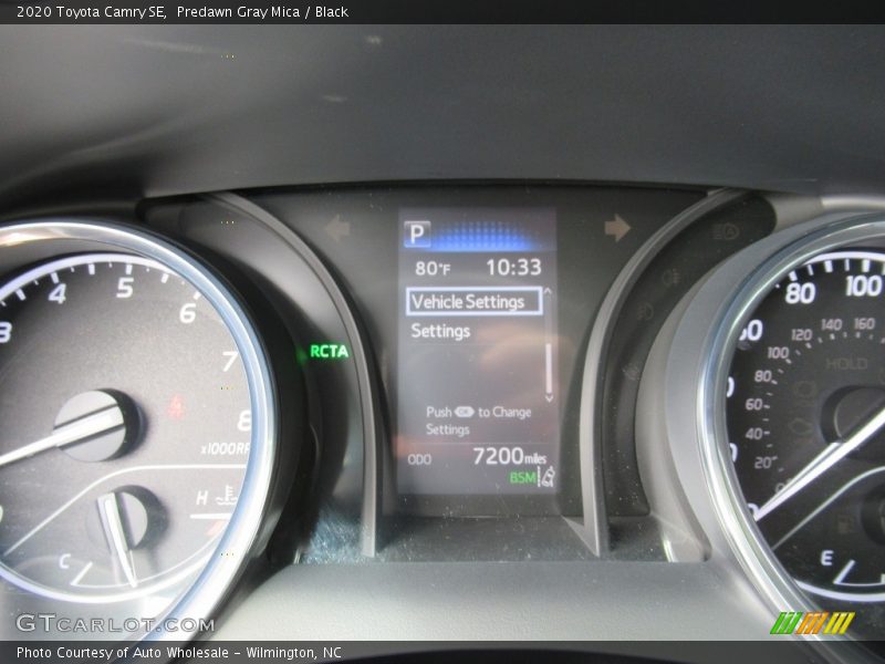 Predawn Gray Mica / Black 2020 Toyota Camry SE