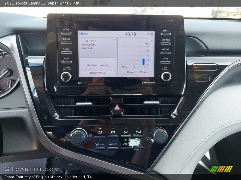 Super White / Ash 2021 Toyota Camry LE