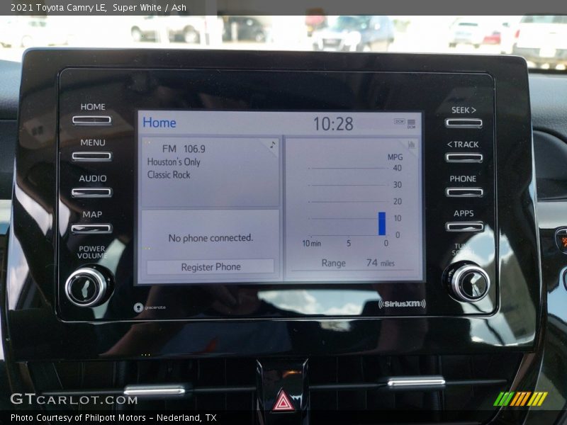 Super White / Ash 2021 Toyota Camry LE