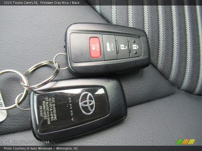 Predawn Gray Mica / Black 2020 Toyota Camry SE