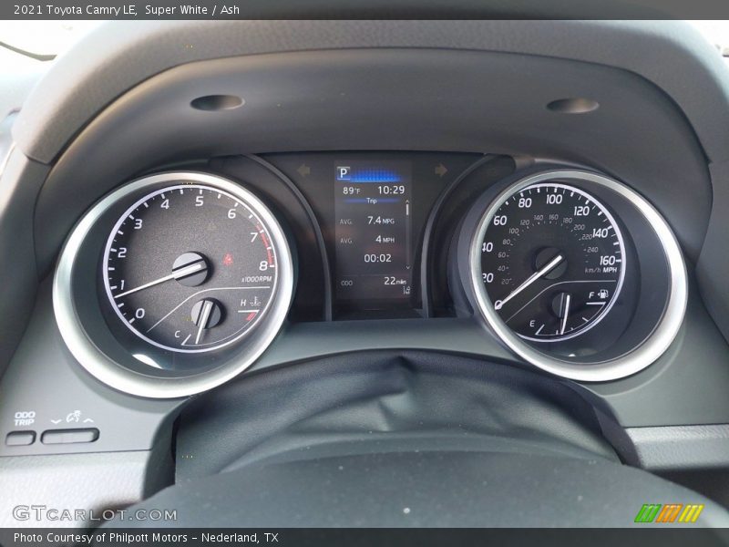 Super White / Ash 2021 Toyota Camry LE