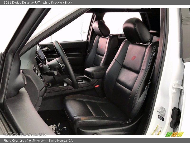 Front Seat of 2021 Durango R/T