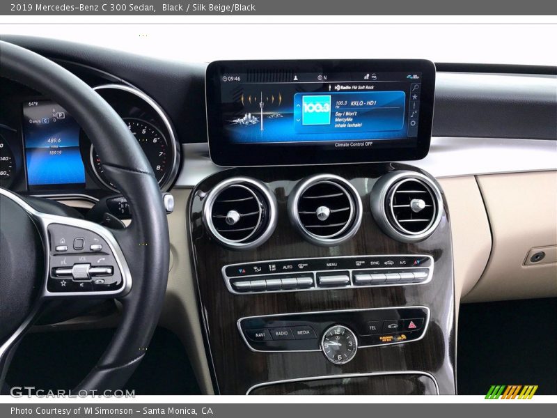 Black / Silk Beige/Black 2019 Mercedes-Benz C 300 Sedan