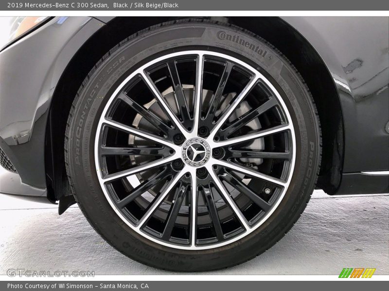 Black / Silk Beige/Black 2019 Mercedes-Benz C 300 Sedan