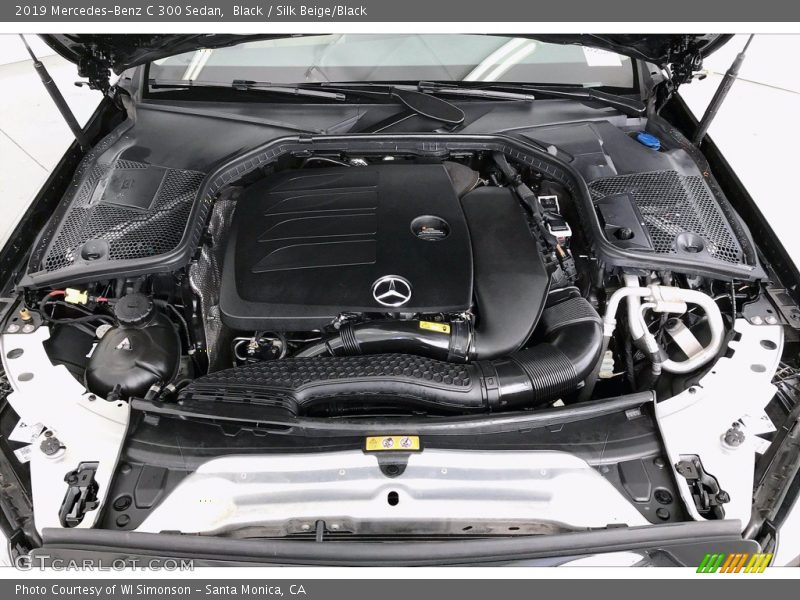 Black / Silk Beige/Black 2019 Mercedes-Benz C 300 Sedan
