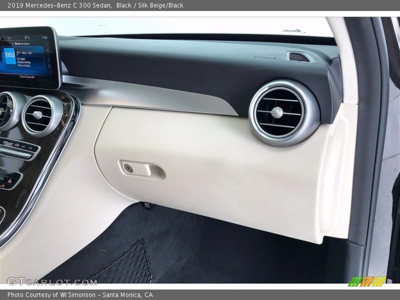 Black / Silk Beige/Black 2019 Mercedes-Benz C 300 Sedan