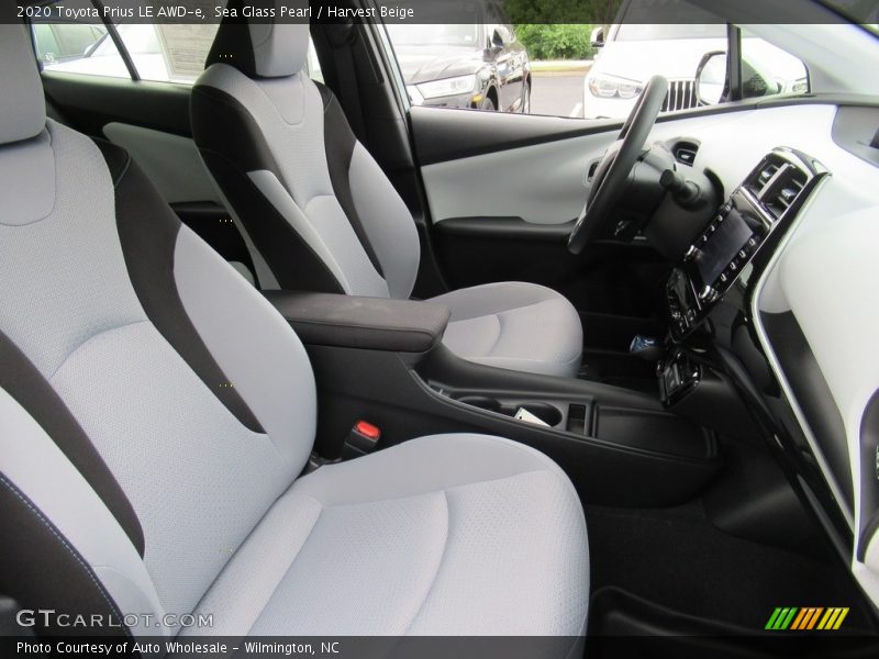 Front Seat of 2020 Prius LE AWD-e