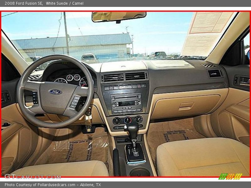 White Suede / Camel 2008 Ford Fusion SE