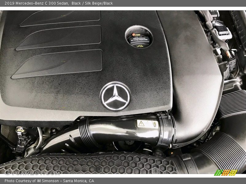 Black / Silk Beige/Black 2019 Mercedes-Benz C 300 Sedan