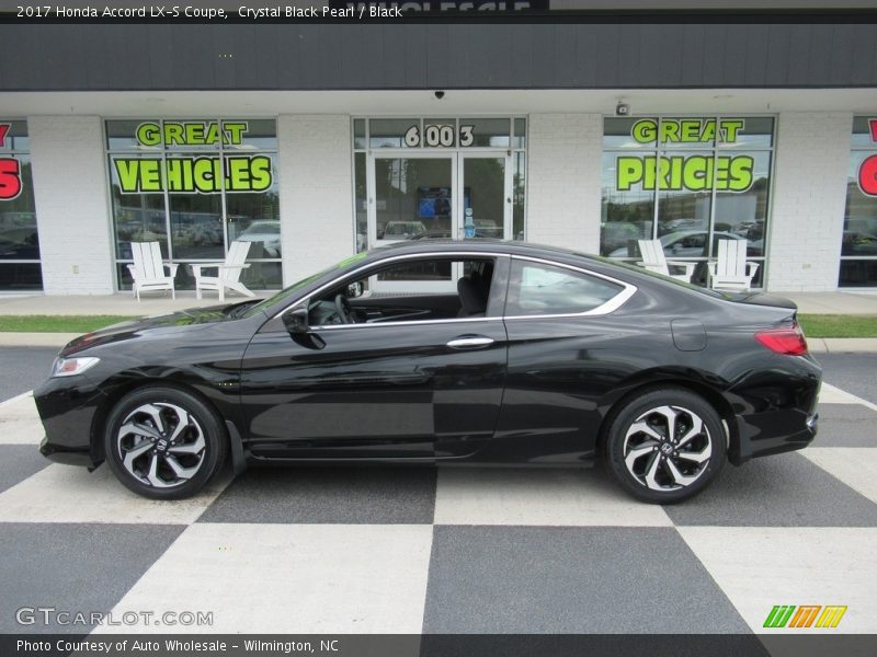 Crystal Black Pearl / Black 2017 Honda Accord LX-S Coupe