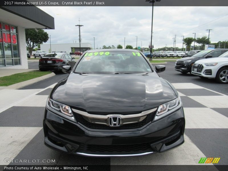Crystal Black Pearl / Black 2017 Honda Accord LX-S Coupe