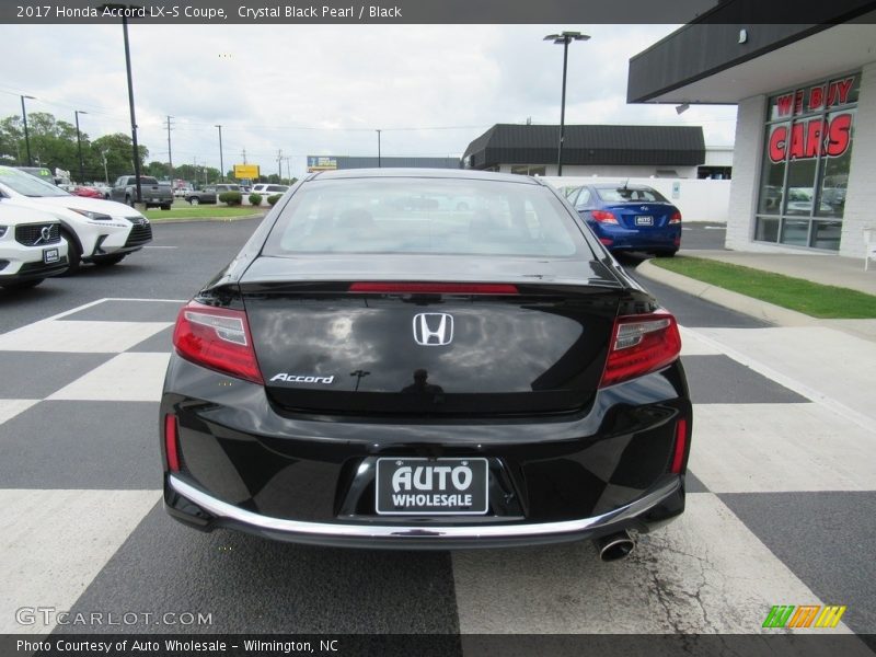 Crystal Black Pearl / Black 2017 Honda Accord LX-S Coupe