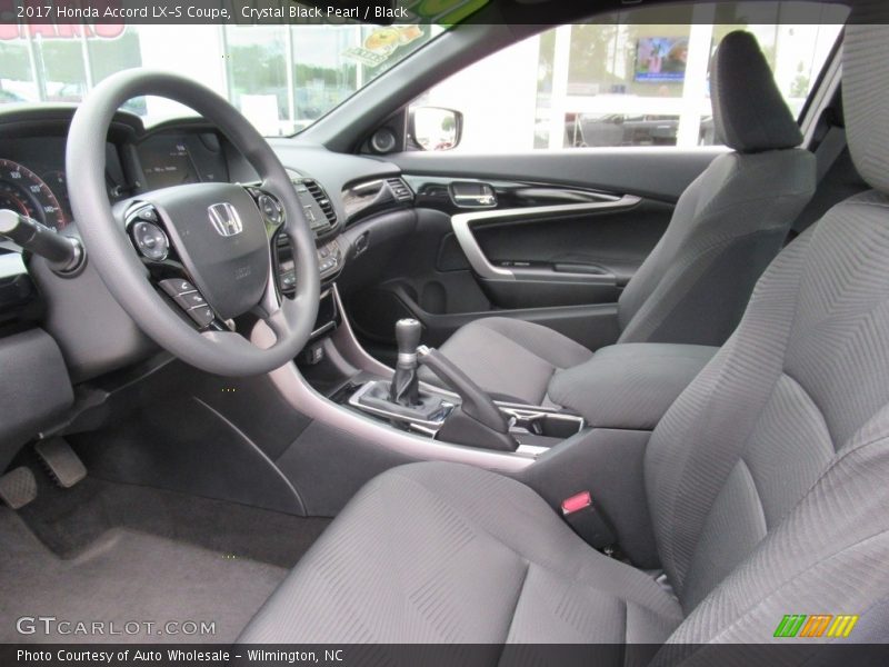 Front Seat of 2017 Accord LX-S Coupe