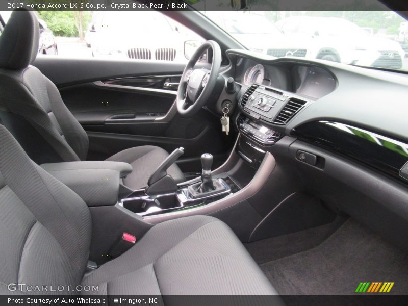 Crystal Black Pearl / Black 2017 Honda Accord LX-S Coupe