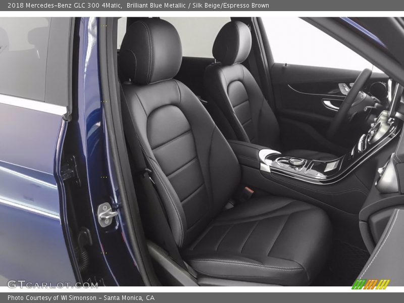 Brilliant Blue Metallic / Silk Beige/Espresso Brown 2018 Mercedes-Benz GLC 300 4Matic