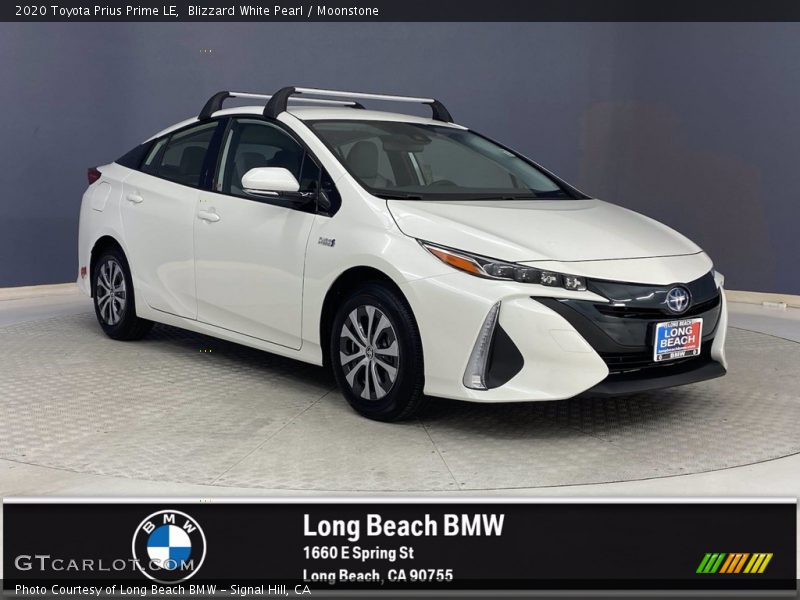 Blizzard White Pearl / Moonstone 2020 Toyota Prius Prime LE