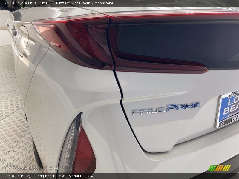 Blizzard White Pearl / Moonstone 2020 Toyota Prius Prime LE