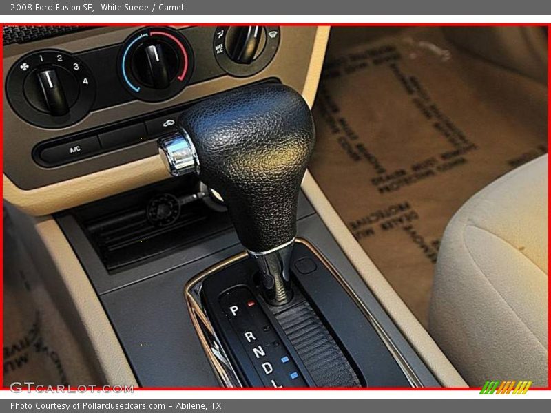 White Suede / Camel 2008 Ford Fusion SE