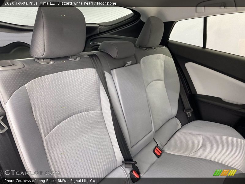 Rear Seat of 2020 Prius Prime LE