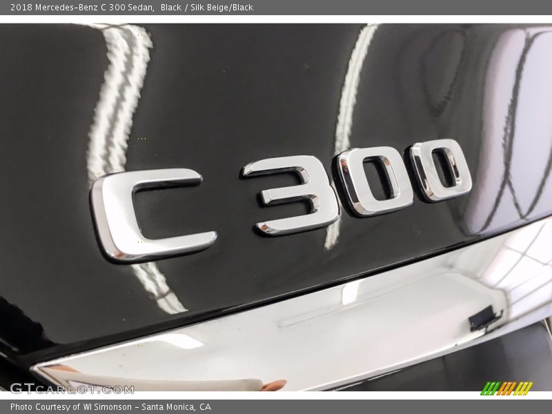 Black / Silk Beige/Black 2018 Mercedes-Benz C 300 Sedan