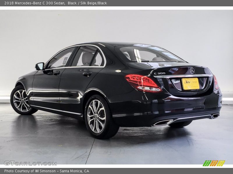Black / Silk Beige/Black 2018 Mercedes-Benz C 300 Sedan
