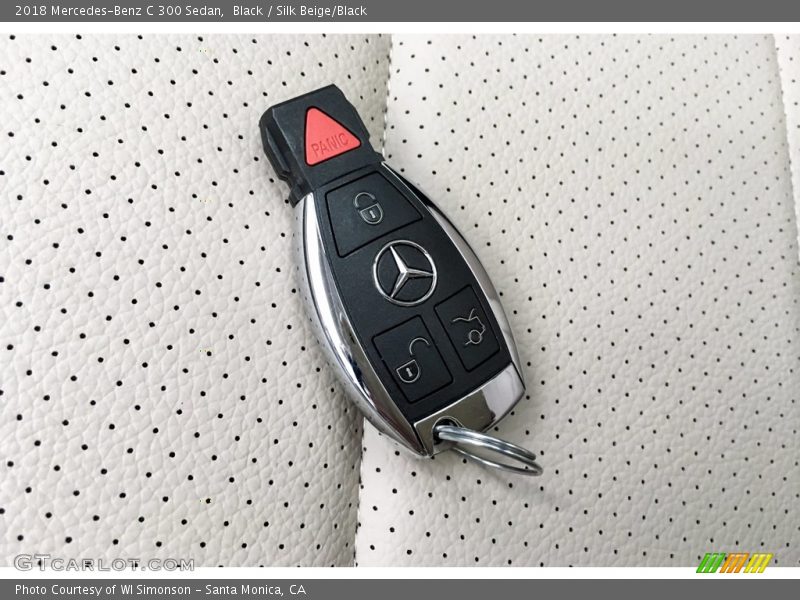 Black / Silk Beige/Black 2018 Mercedes-Benz C 300 Sedan