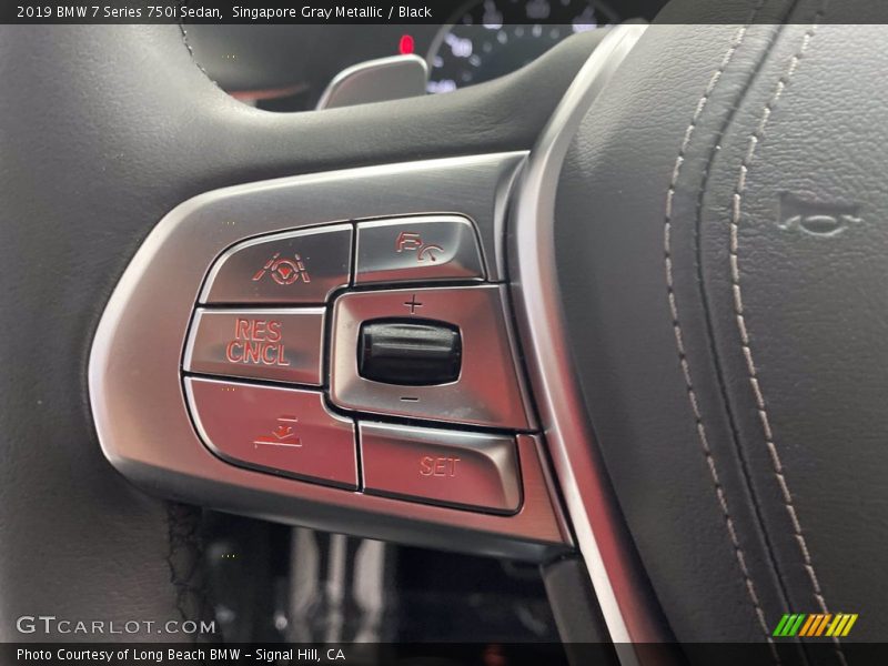 Singapore Gray Metallic / Black 2019 BMW 7 Series 750i Sedan