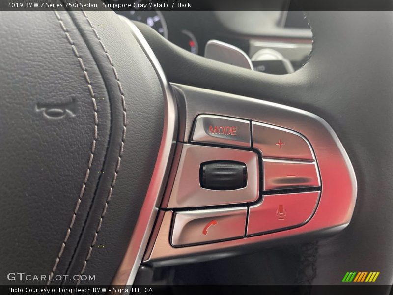 Singapore Gray Metallic / Black 2019 BMW 7 Series 750i Sedan
