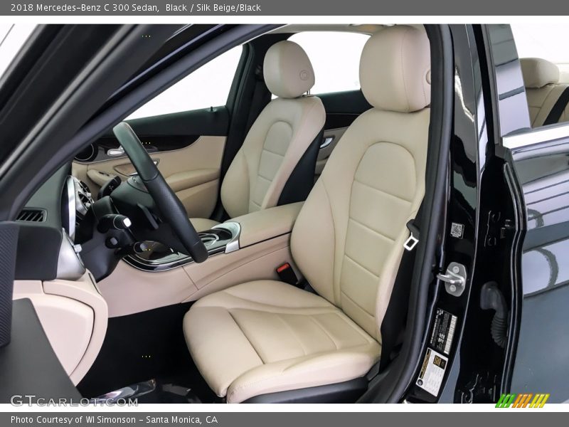 Black / Silk Beige/Black 2018 Mercedes-Benz C 300 Sedan