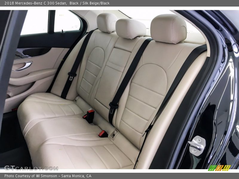 Black / Silk Beige/Black 2018 Mercedes-Benz C 300 Sedan